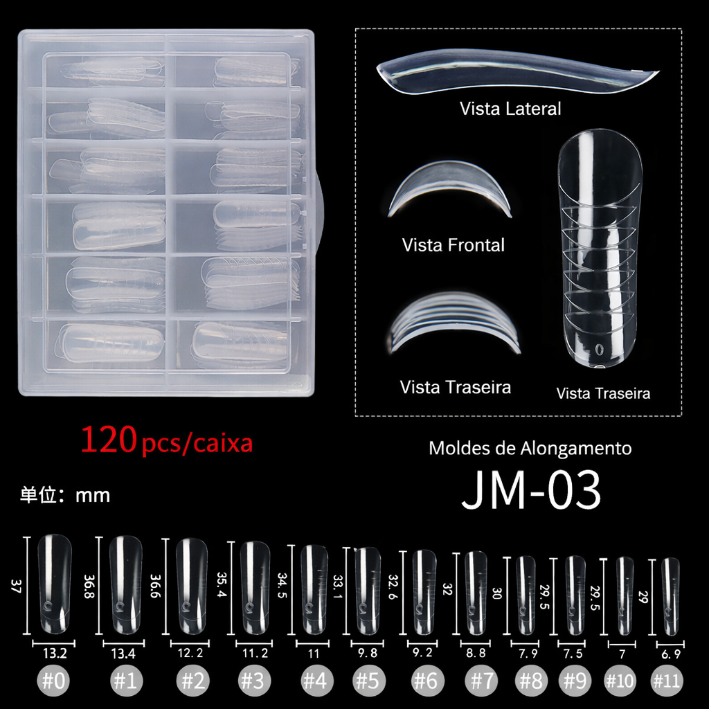 Molde F1 para Alongamento – JM-03