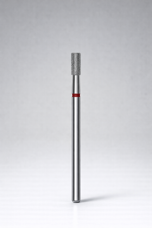 Broca Diamantada Cilíndrica 2,5 mm x 6 mm – Vermelha | STALEKS